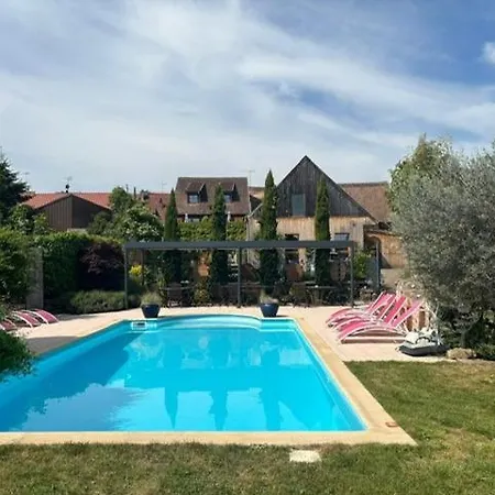 Schriner Hüss - Locations De Avec Piscine Et Parking Privé Apartamento Beblenheim